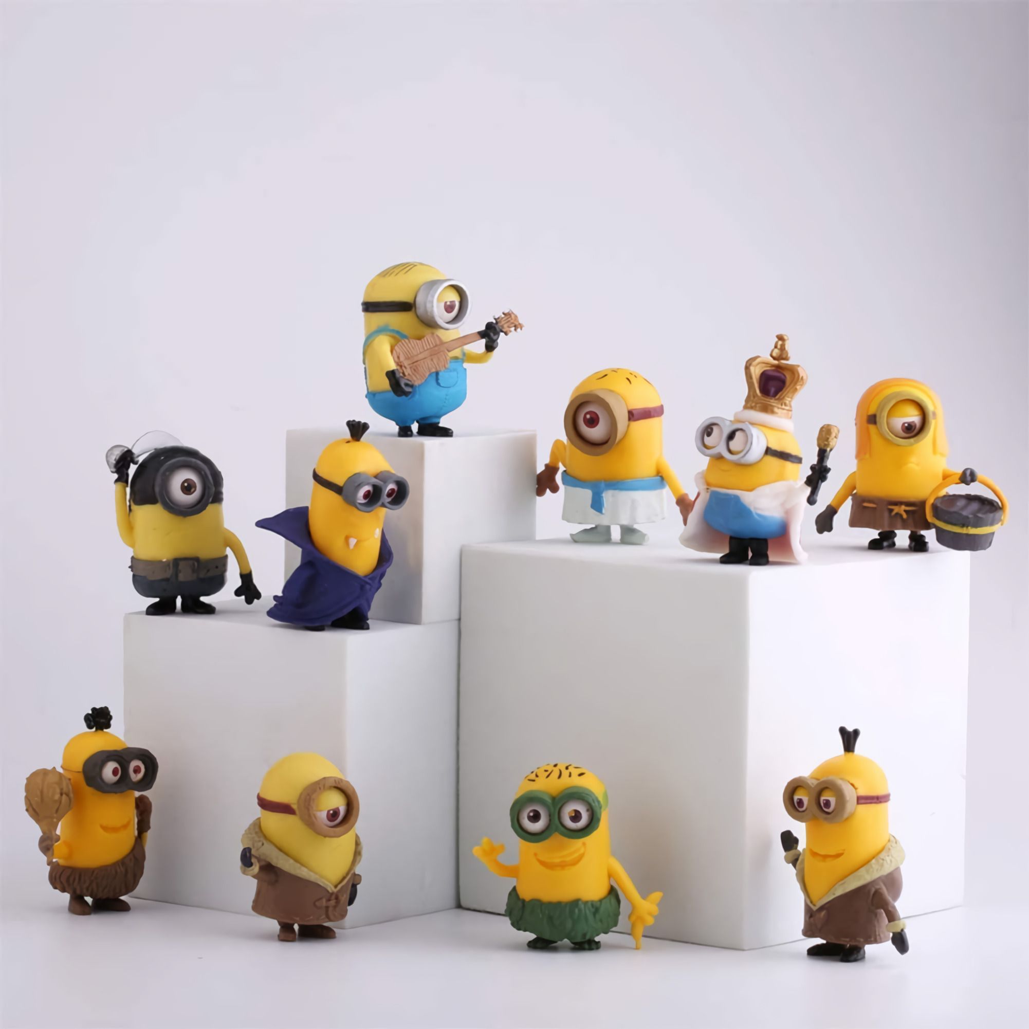 Minions Action Figure Collectible Set 10 Cartoon Character Toy Pack-image-6