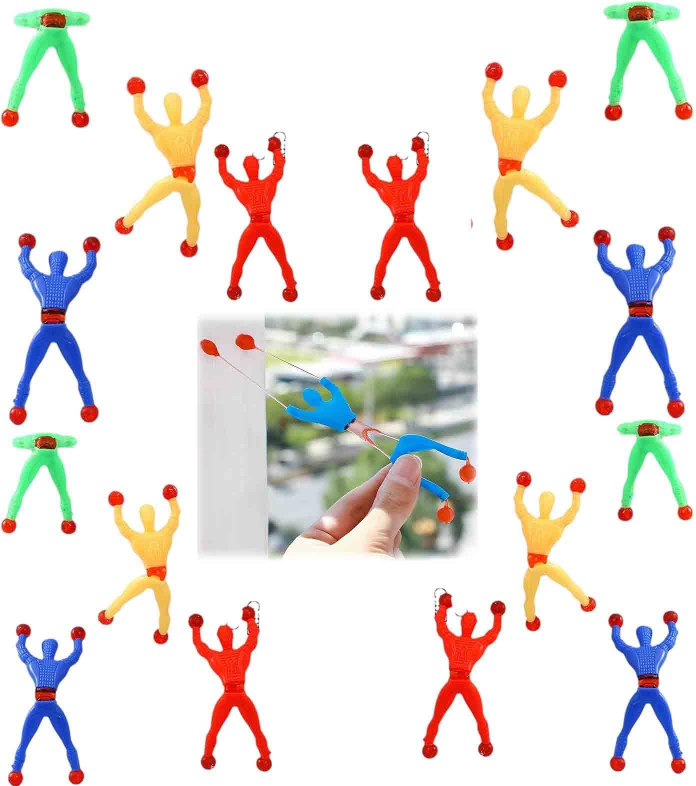 15 Pcs Sticky Climbing Man Toys Wall Crawling Action Figures for Kids-image-46