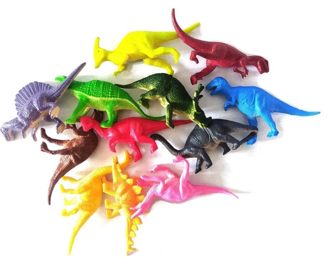 jericos Kids Dinosaur Figures Set – 12 Realistic Rubber Dino Toys-picture-29