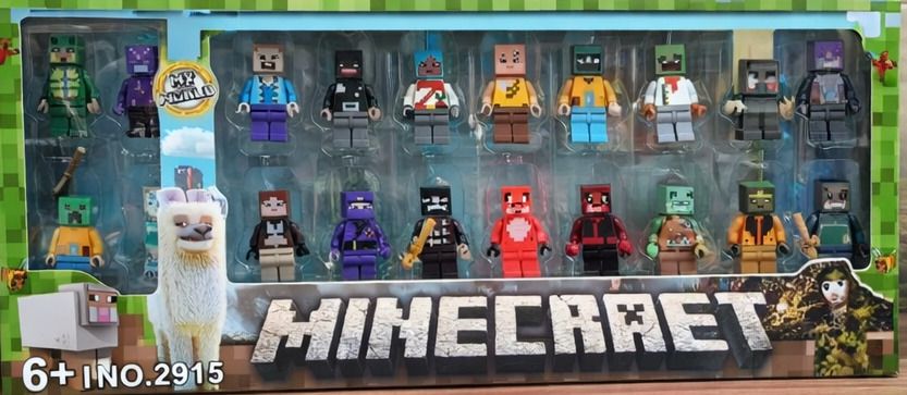 tgame Minecraft-Style Block Character Mini Figure Set (No.2915)-picture-13
