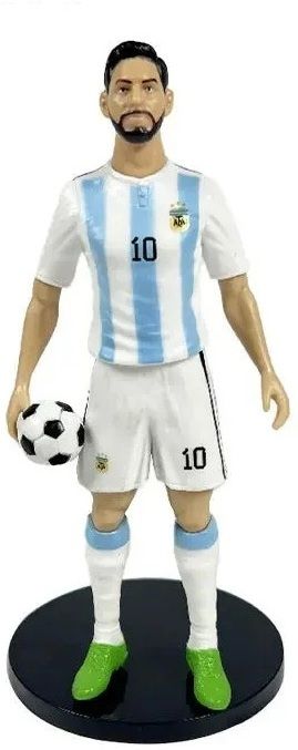 awestuffs Messi Large Action Figure with Ball & Stand for Car, Office & Desk-picture-7