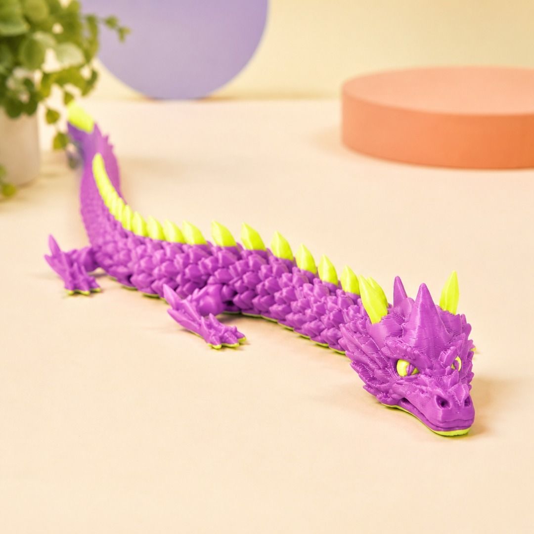 jigglejug Articulated Dragon Toy | Flexible Dragon Figure-picture-37