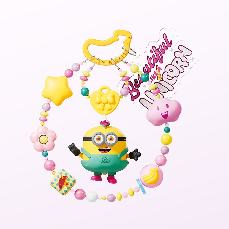 BLOKEES Minions Daadoos Art Series 01 Fluffy Dreams Phone Strap Kit-image-30