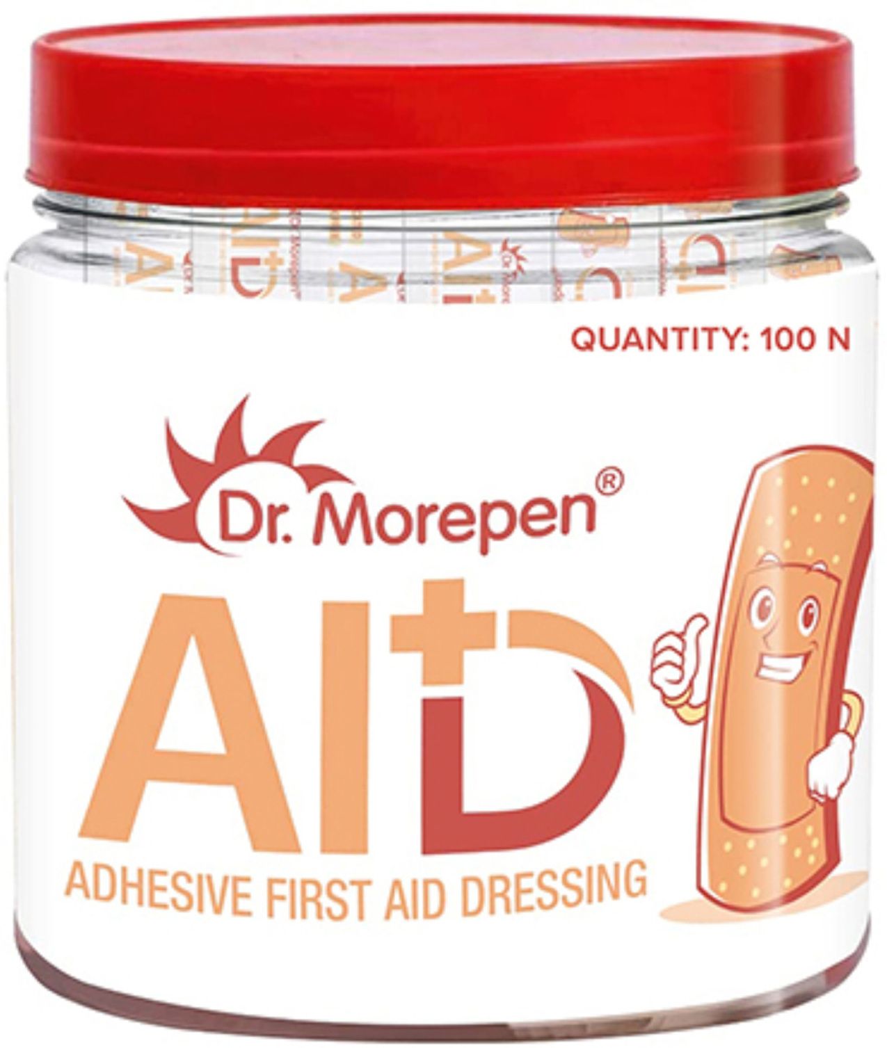 dr. morepen Adhesive Band Aid Waterproof For Kids & Adults-100 stripes Adhesive Band Aid-picture-15