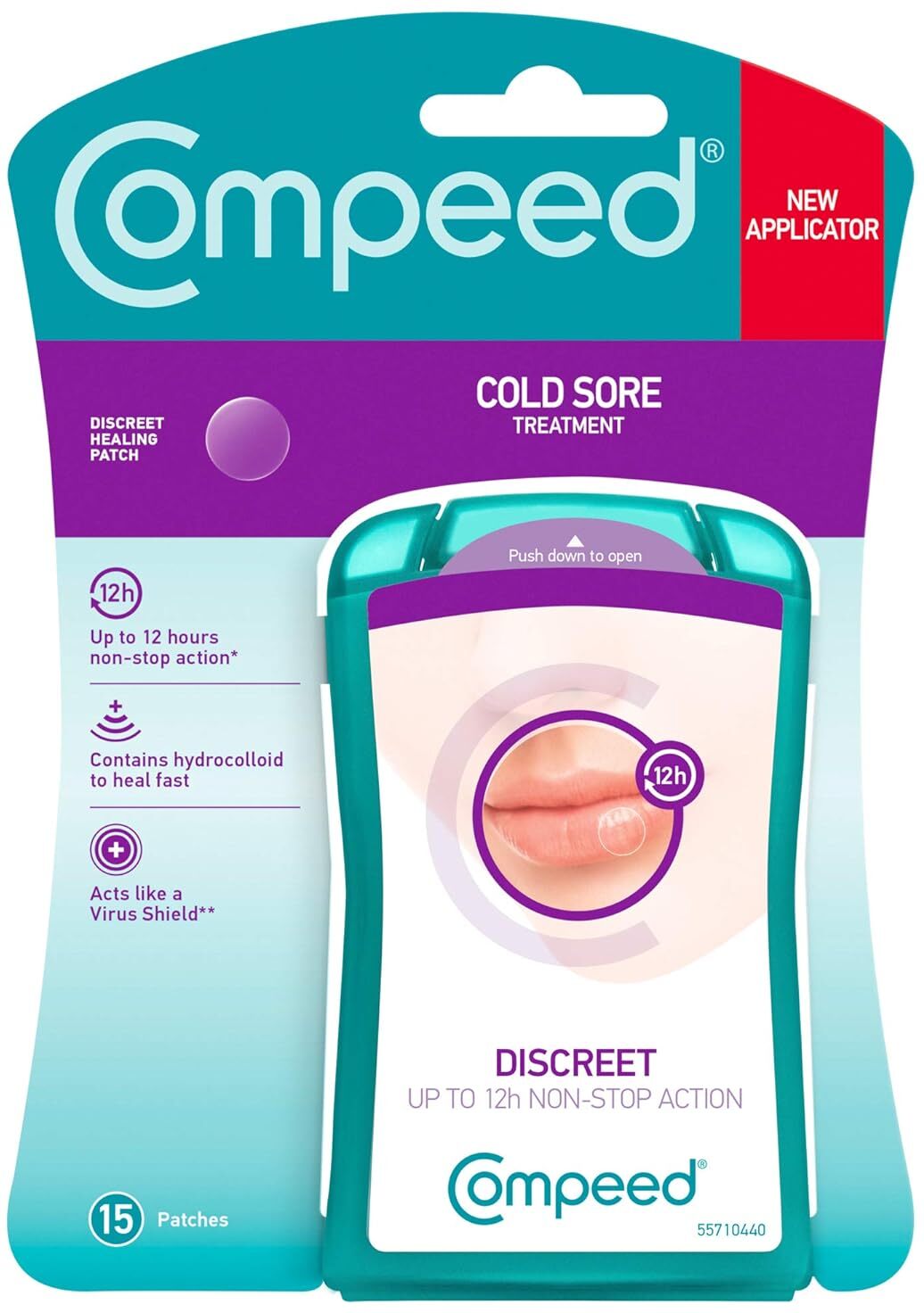 Compeed Cold Sore Patch Invisible, Fever Blisters For Lips