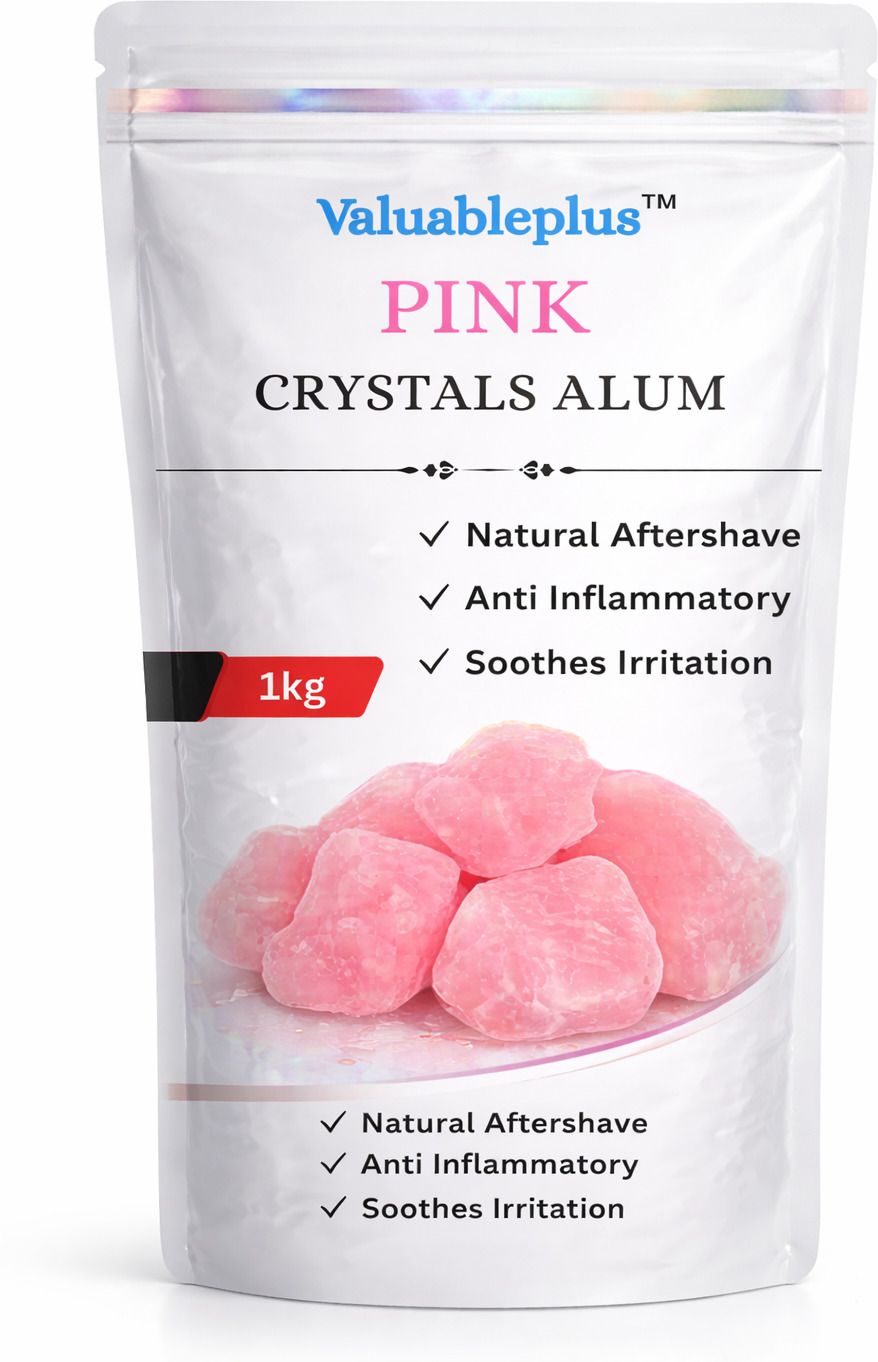 1kg Pink Alum Stone, Fitkari Stone for Skin Care and Water Purification-image-3