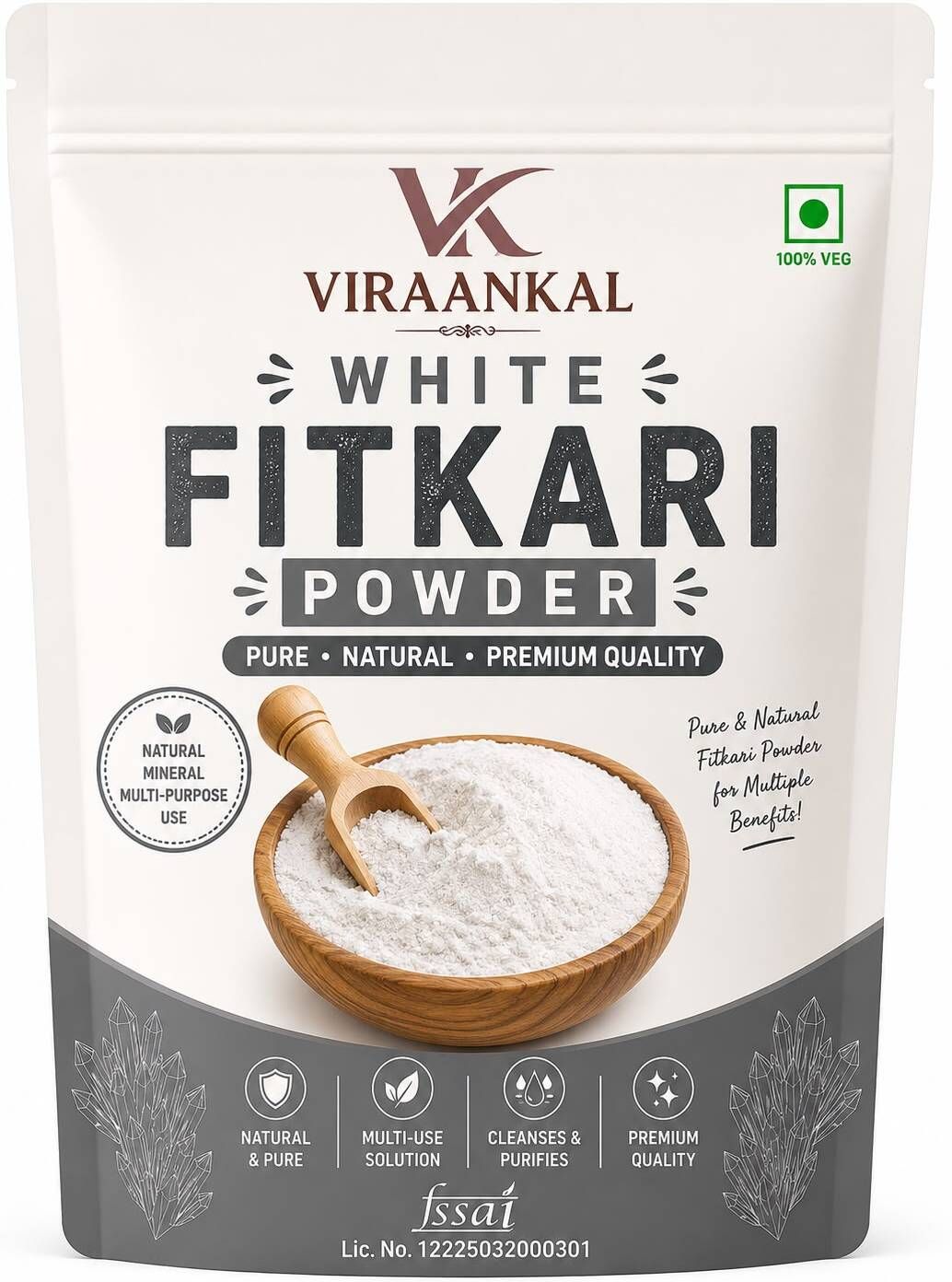 White Fitkari Stone Powder (Alum Powder) |for Skin Care,Water Purification-image-21