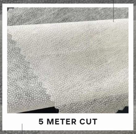 ams Microdot FUSIBLE Interlining/Dot Canvas Fusing for Tailoring 5 MTR Cut White40" 16 Count Aida Cloth-picture-19