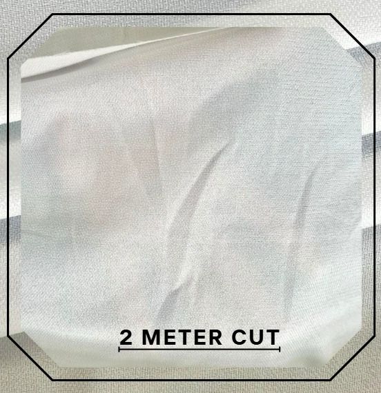 ams Premium WHITE Lycra Fusing Stretchable garment interlining 60 inch wide 2 Meters 22 Count Aida Cloth-picture-16