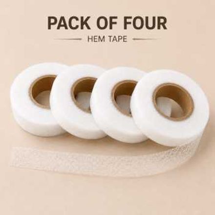 ams Rivil Civil Iron-On Hem Tape 100 Yards 0.6in, Tailor use Pack of 4 10 Count Aida Cloth-picture-8