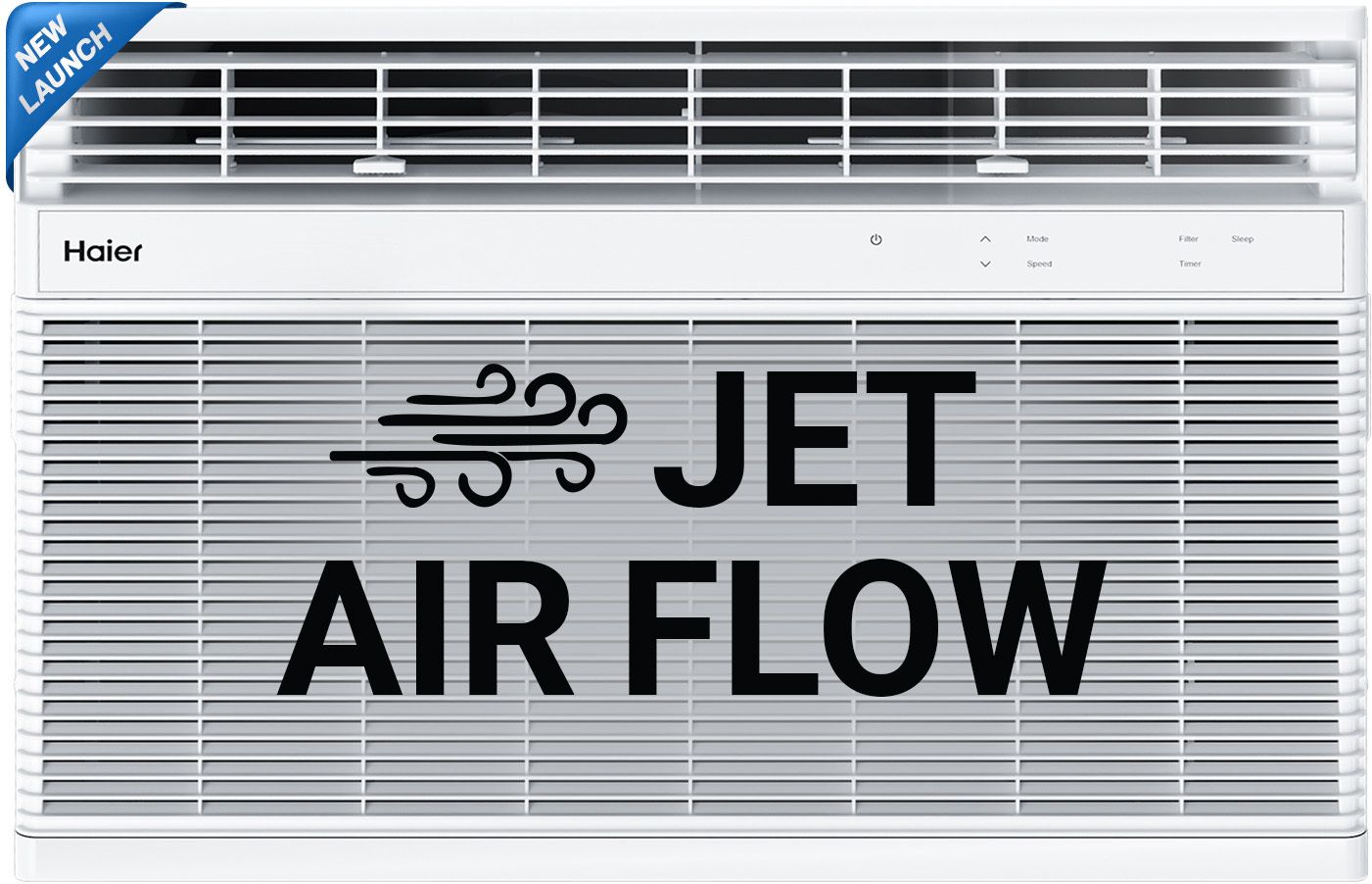 2024 Model 1.5 Ton 3 Star Window Air Flow, Anti Bacterial Filter, 54 High Ambient Performance, Dynamic Cooling, Top Flow AC - White