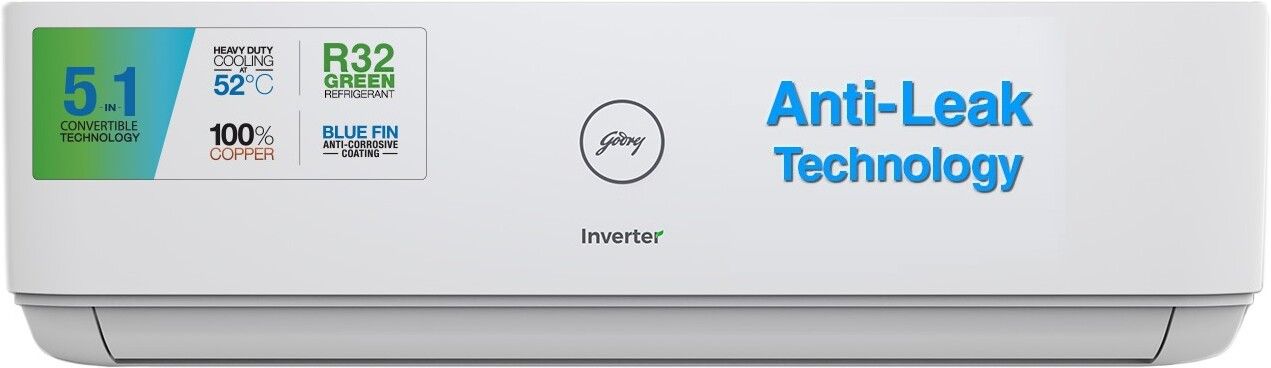 godrej 5-In-1 Convertible Cooling 1.5 Ton 3 Star Split Inverter Anti-Leak AC- White-picture-16