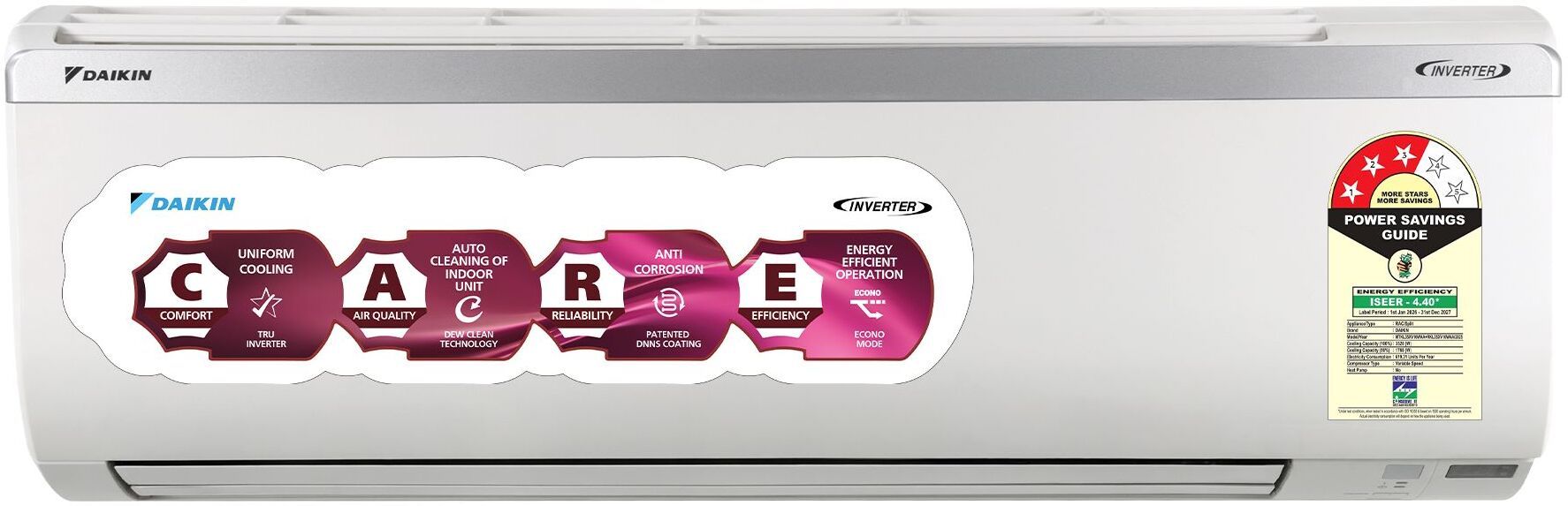 2026 Model 1 Ton 3 Star Split Inverter AC-image-3