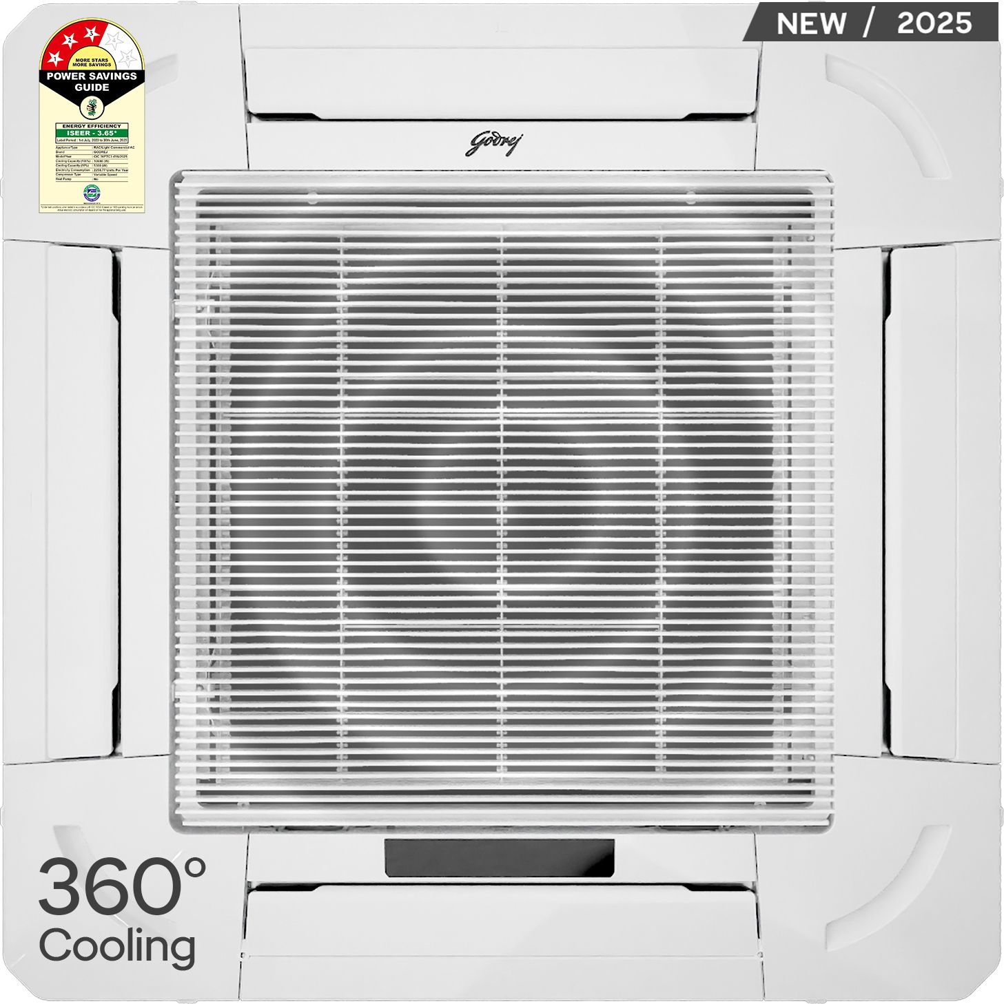 2024 Model 3 Ton 3 Star Cassette Inverter With Anti Dust Filter AC-image-48