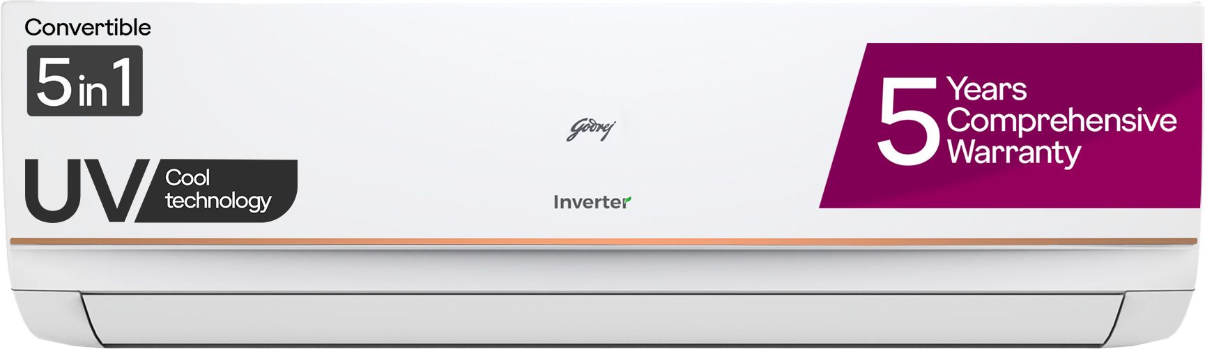 1.5 Ton 3 Star Split Inverter AC- White, Gold-image-32