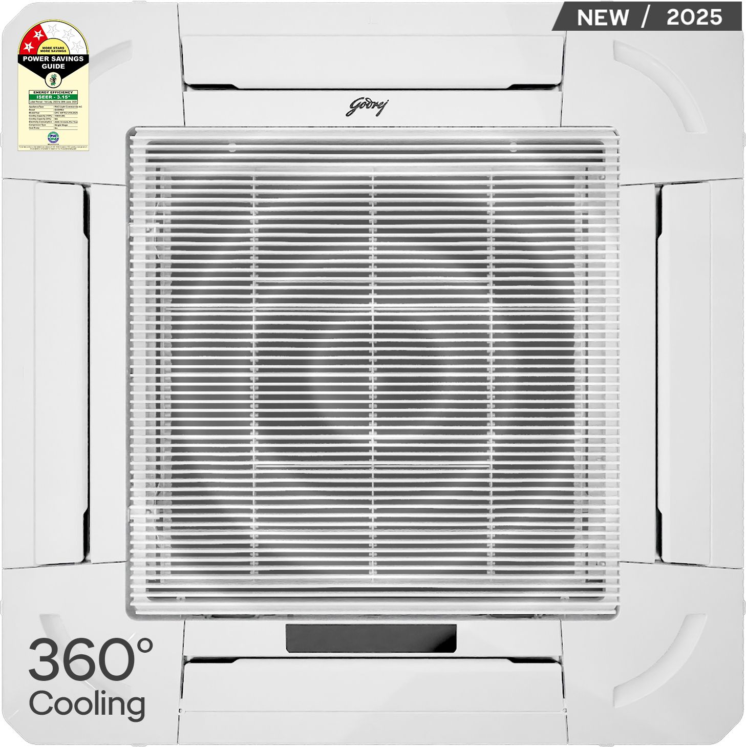 godrej 2024 Model 3 Ton 2 Star Cassette Fixed Speed With Anti Dust Filter AC-picture-15
