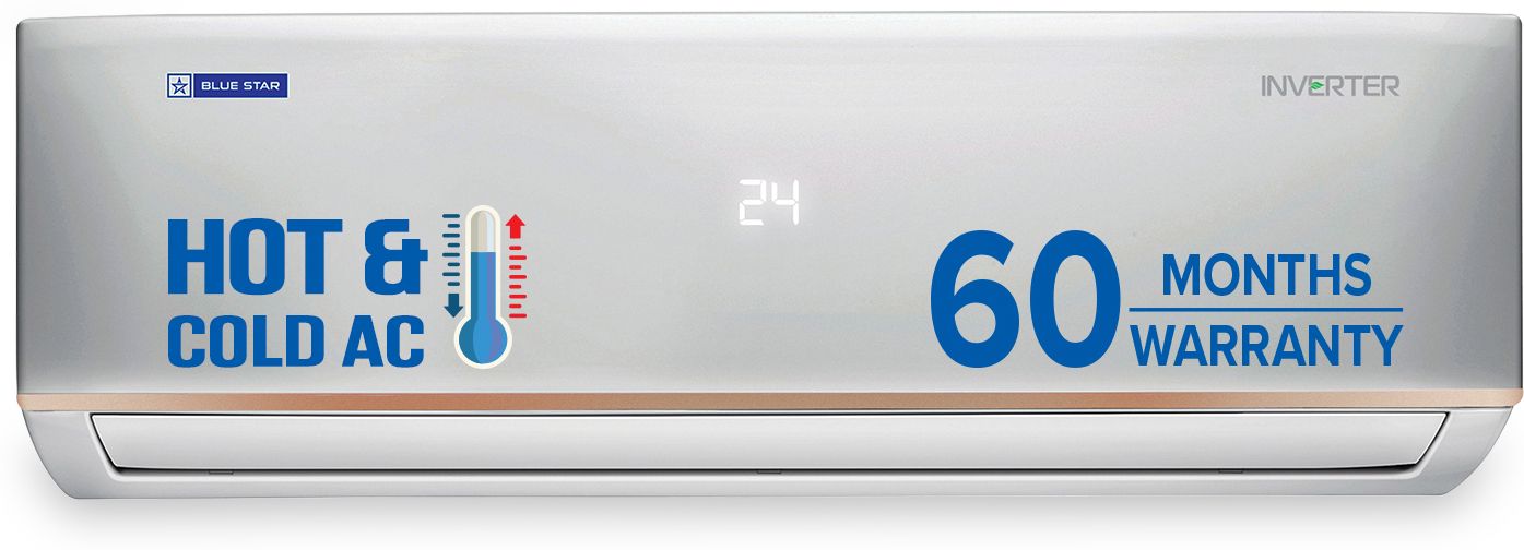 blue star 2024 Model 1.5 Ton 3 Star Hot and Cold Split Inverter AC- Silver-picture-29