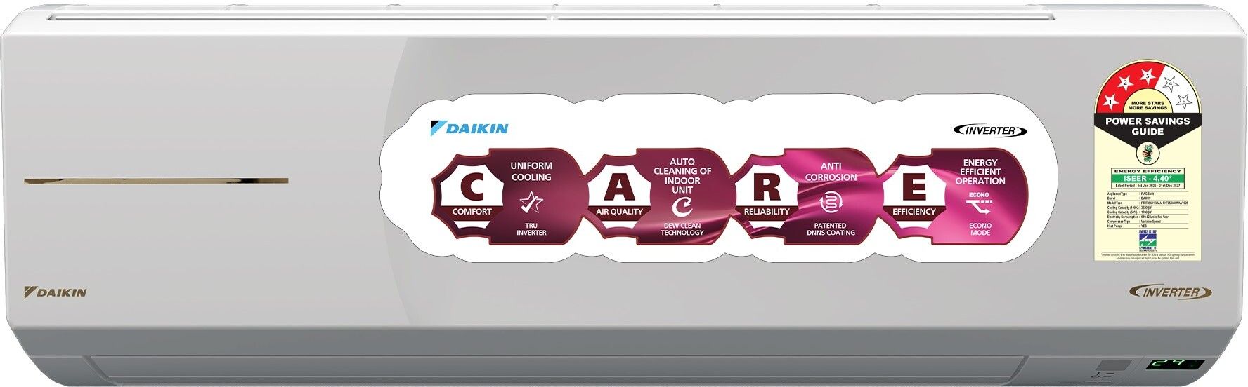 daikin 2026 Model 1 Ton 3 Star Hot and Cold Split Inverter PM1.0 Filter, Hot & Cold, Inverter, ISEER 4.4 AC-picture-16