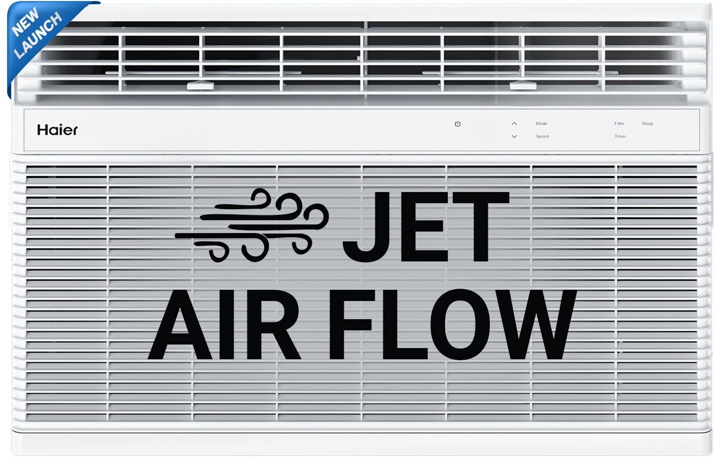 1.5 Ton 3 Star Window AC - White, Grey