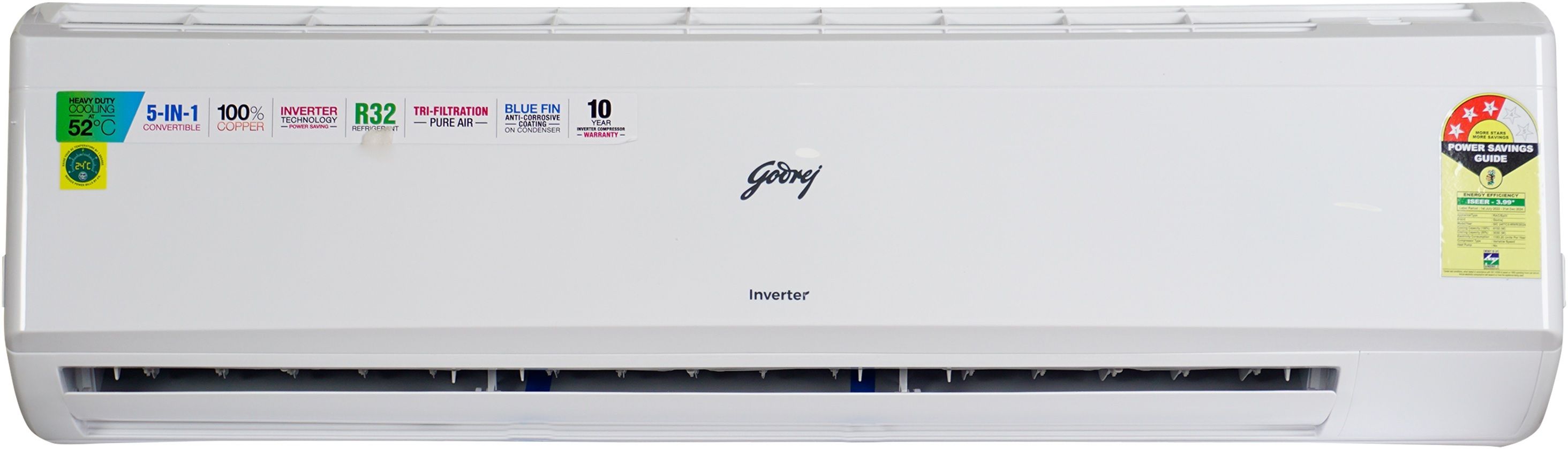 godrej 2024 Model 2 Ton 3 Star Split Inverter AC- White-picture-35