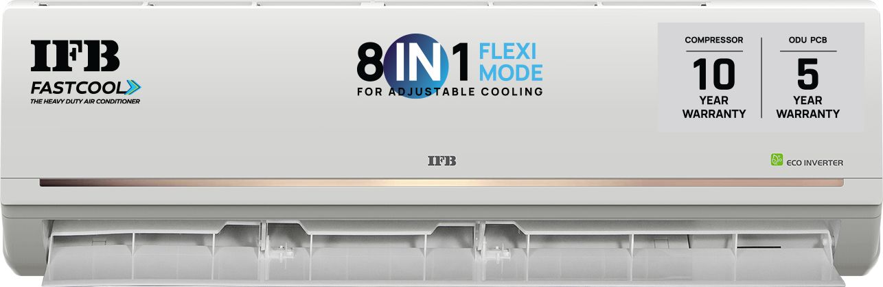 ifb FastCool Convertible 8-in-1 Cooling, 2023 Model 1.5 Ton 5 Star Split Inverter Smart Ready, 7 Stage Air Treatment AC- White-picture-38