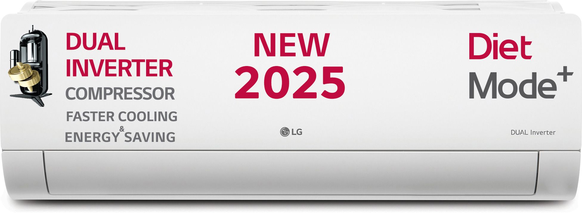2025 Model AI Convertible 6-in-1 1 Ton 5 Star Split AI Dual Inverter with Faster Cooling and Energy Savings, 4 Way Air Swing, VIRAAT Mode and Diet Mode Plus AC- White-image-30