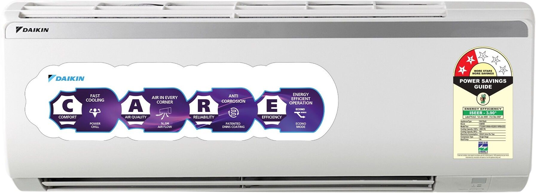 2026 Model 0.9 Ton 2 Star Split Fixed Speed AC-image-7
