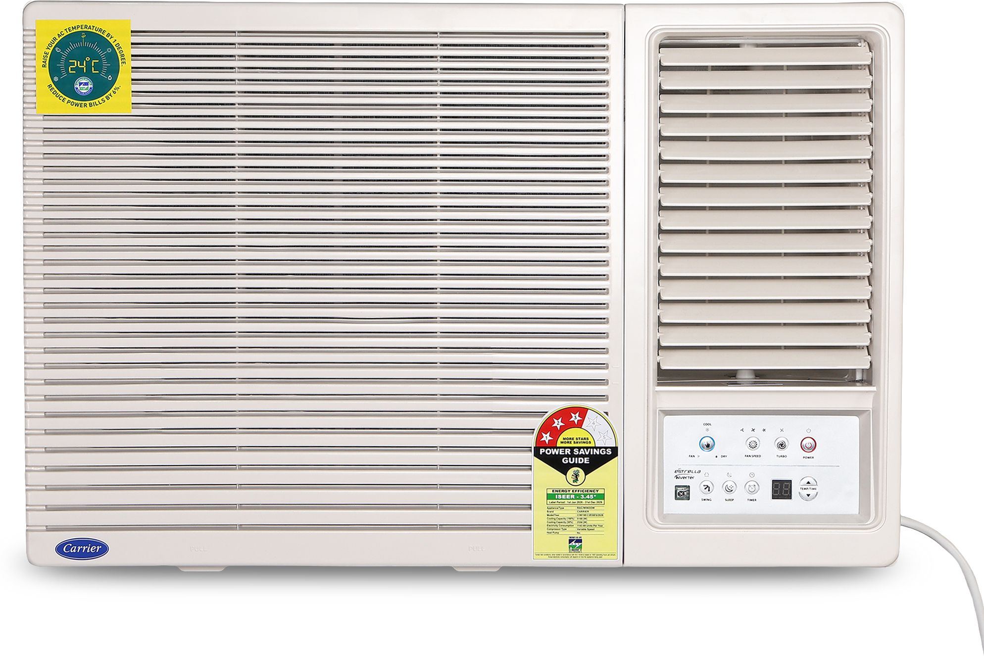 carrier 2026 Model 1.5 Ton 5 Star Window Inverter AC-picture-30