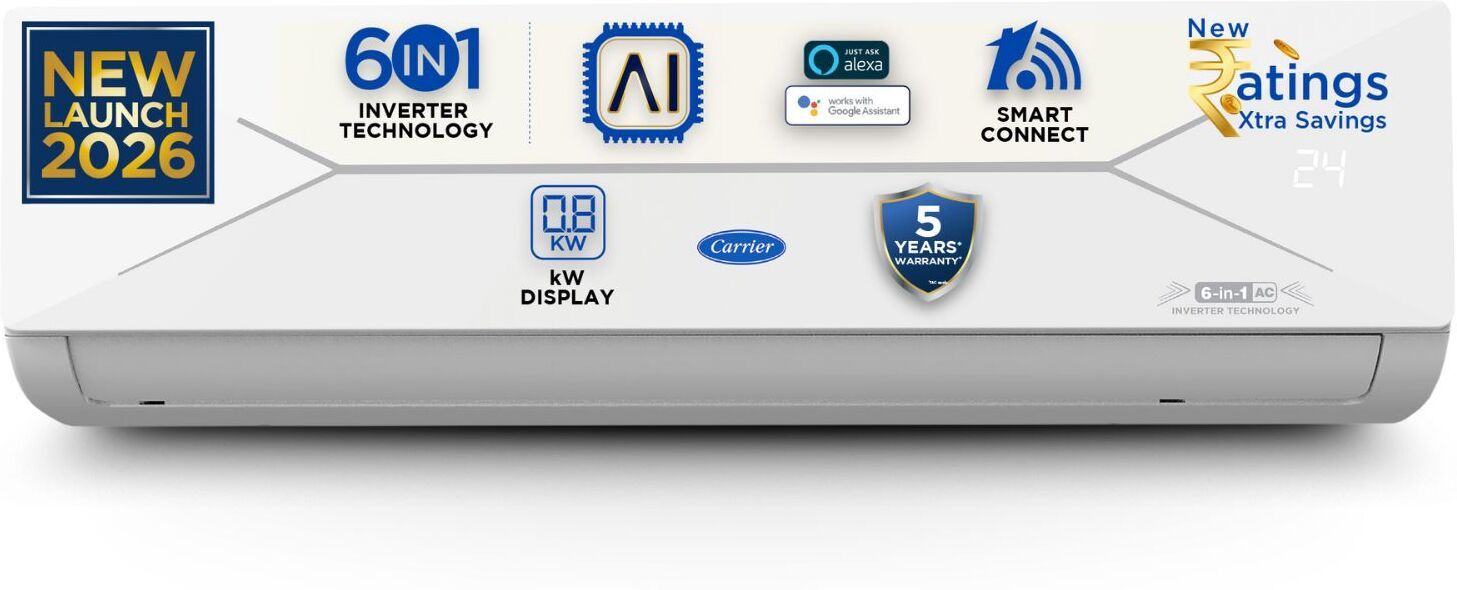 carrier 2026 Model 1.5 Ton 3 Star Split Inverter with Wi-fi AC-picture-13
