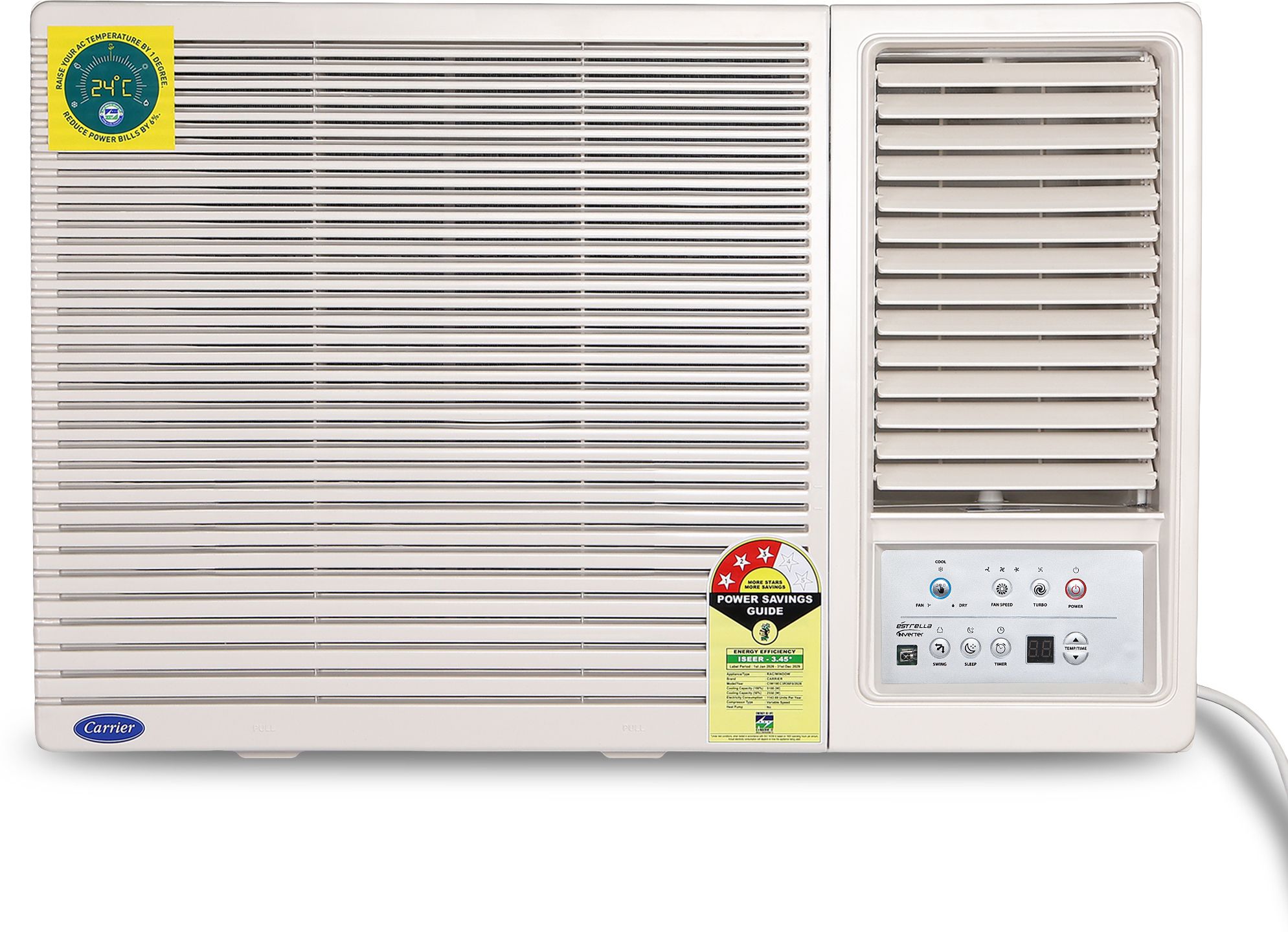 carrier 2026 Model 1.5 Ton 3 Star Window Inverter AC-picture-25