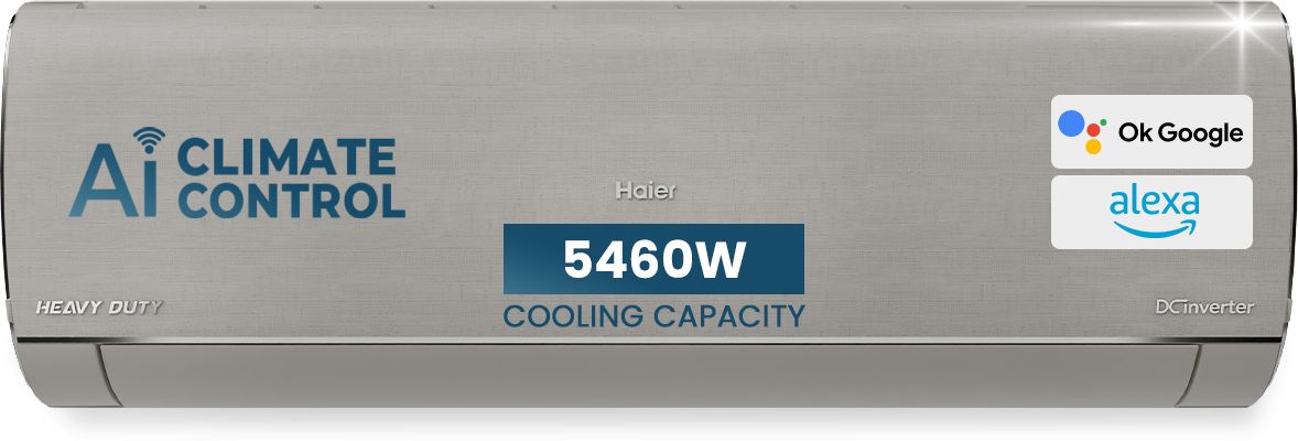 haier 1.6 Ton 5 Star Split Inverter AC with Wi-fi Connect - Silver, Grey-picture-13