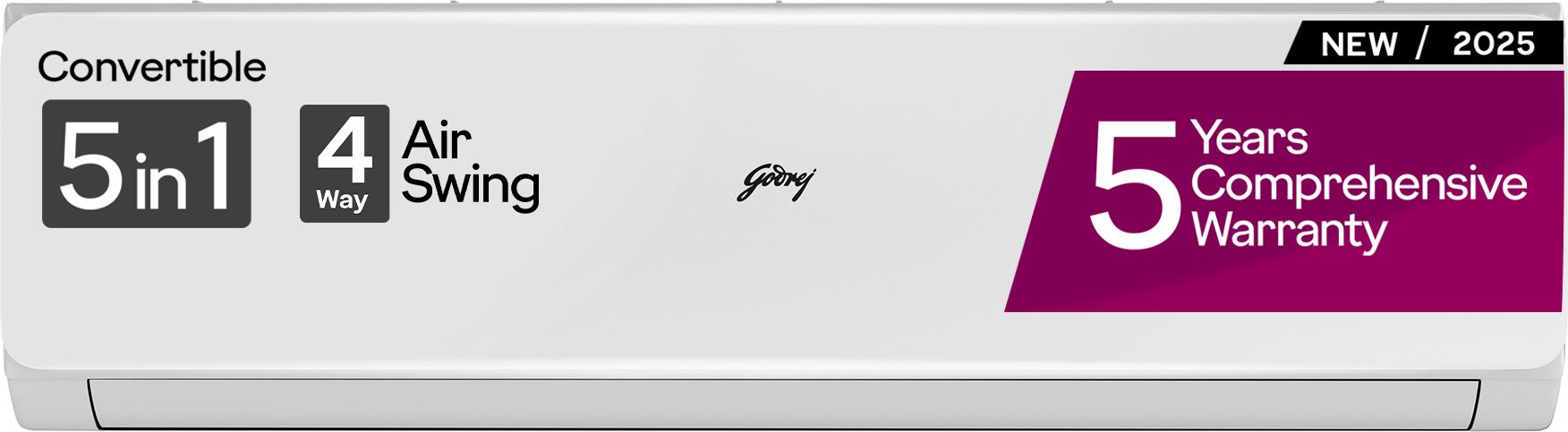 godrej 3 Ton 3 Star Split Inverter AC - White-picture-1
