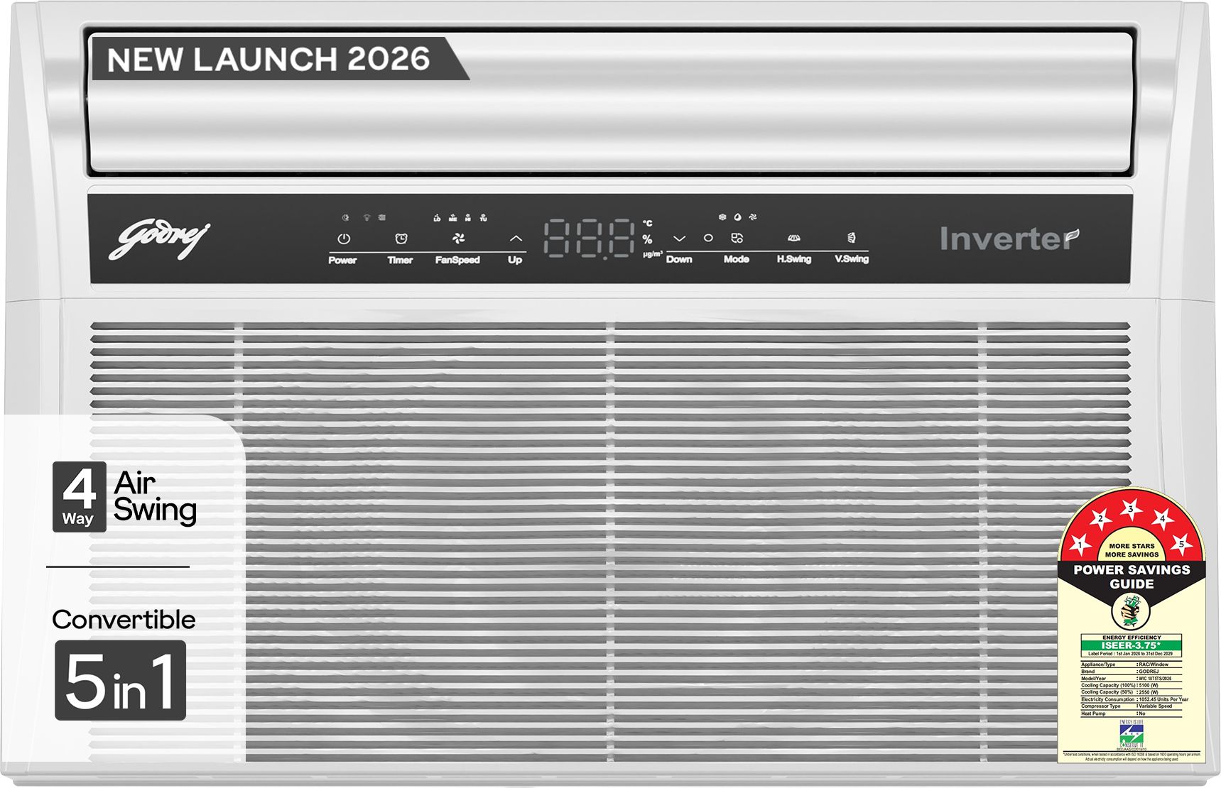 godrej 2026 Model 1.5 Ton 5 Star Window Inverter AC-picture-26