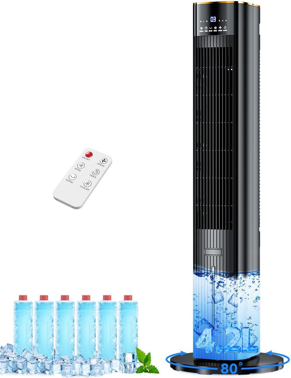 FK-021HL-BK with 12 Months Warranty Tower Fan-image-8