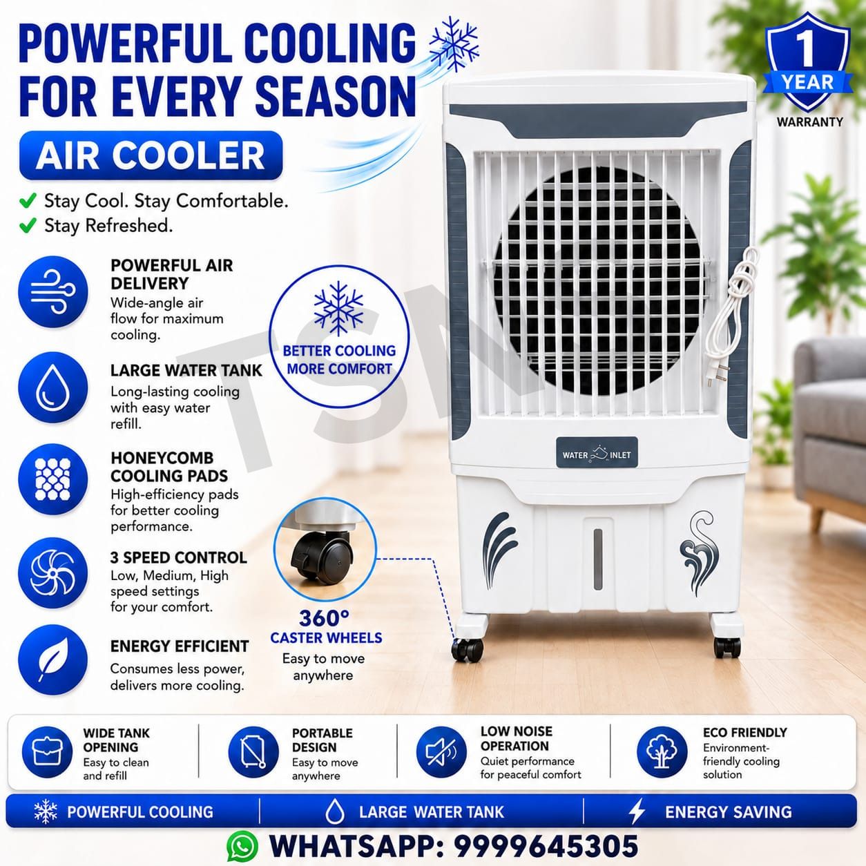 tsns 70 L Room/Personal Air Cooler-picture-28