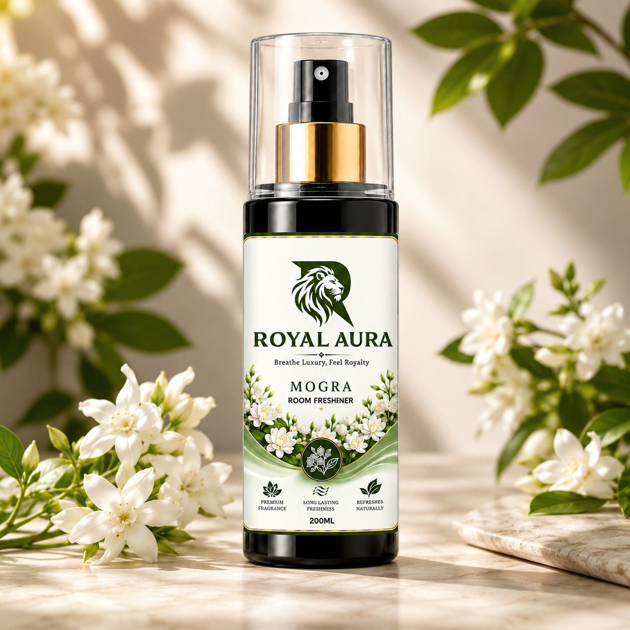 Mogra Spray MOGRA Room Freshener Spray | Premium Mogra/Jasmine Fragrance | Long Lasting Freshness | Fine Mist Air Freshener for Home, Office, Bedroom, Bathroom & Car-image-34