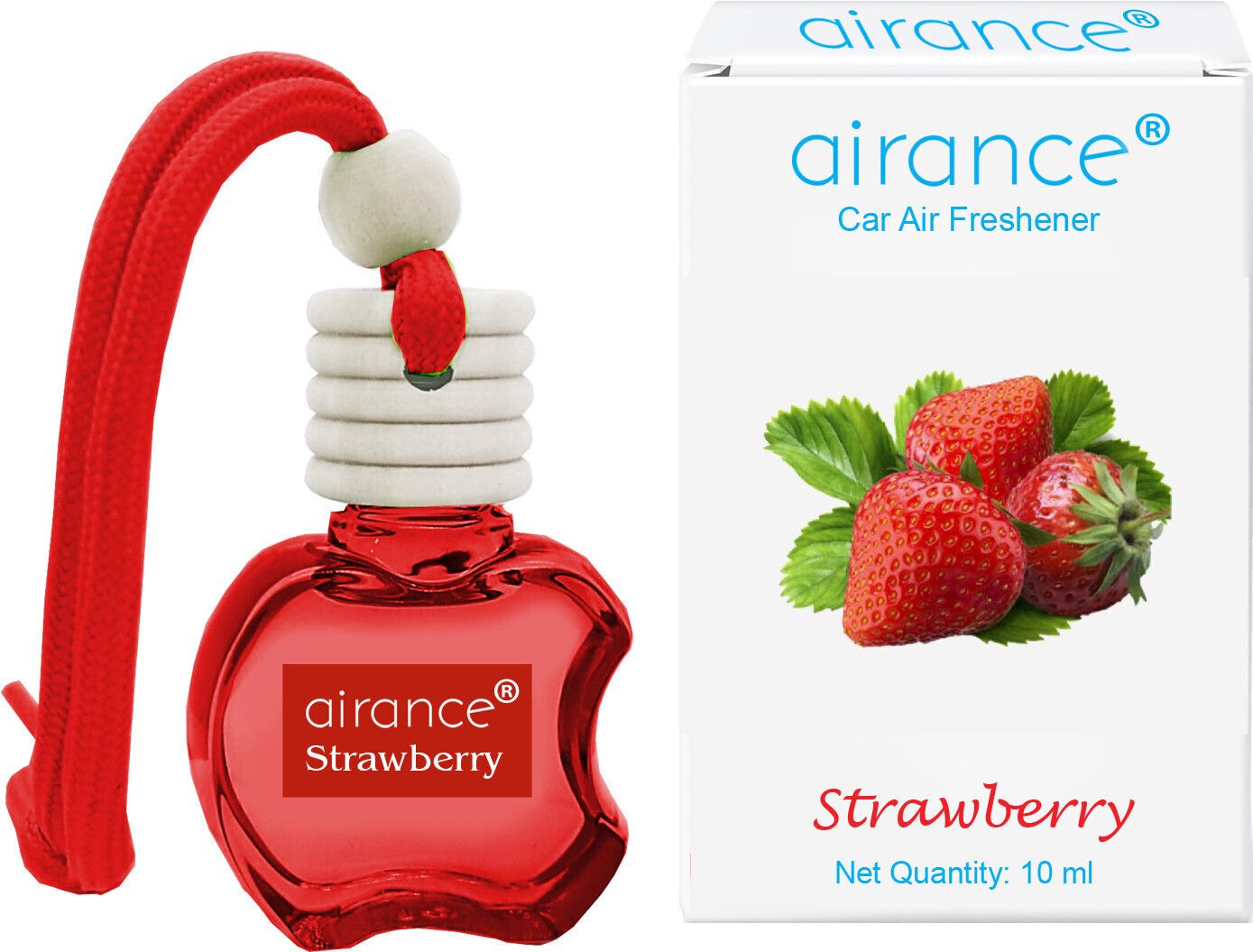 Car Air Freshener - Strawberry | Car Air Freshener Hanging | Car Perfume Car Freshener Diffuser-image-10