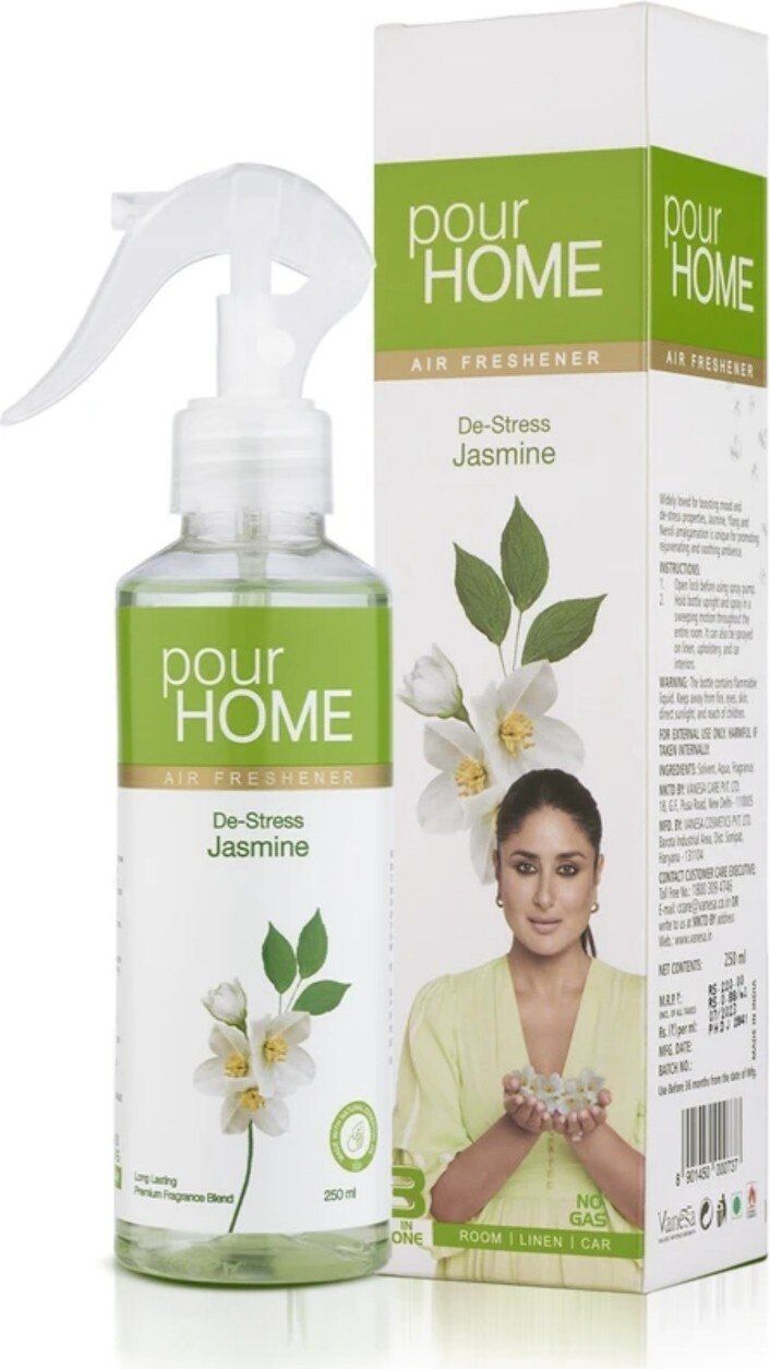 pour home hamilton Jasmine Spray De-Stress Jasmine Air Freshener Spray 250ml (Set Of 1)-picture-41