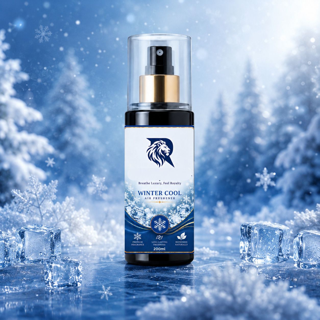 slayer Ice Spray Winter Cool Air Freshener Spray | Premium Long Lasting Room Freshener | Car, Home & Office Air Freshener | Ice Fresh Fragrance | Odour Eliminator-picture-42