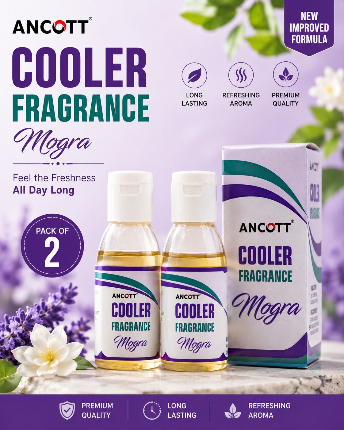 Mogra Aroma Oil Mogra Cooler Perfume pack of 2-image-44