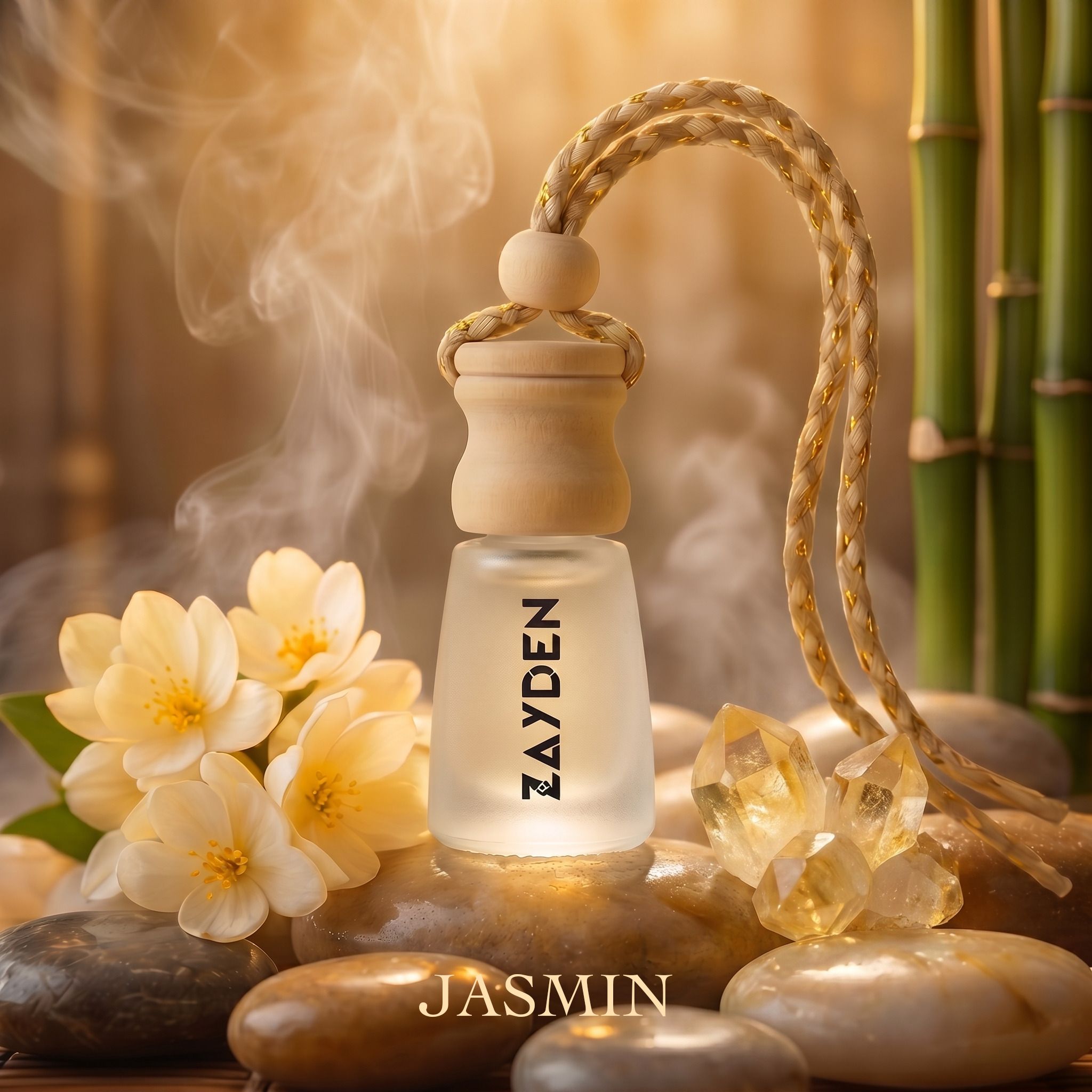 zayden JASMIN Diffuser Car Freshener Hanging Perfumes Long Lasting Fragrance--picture-11