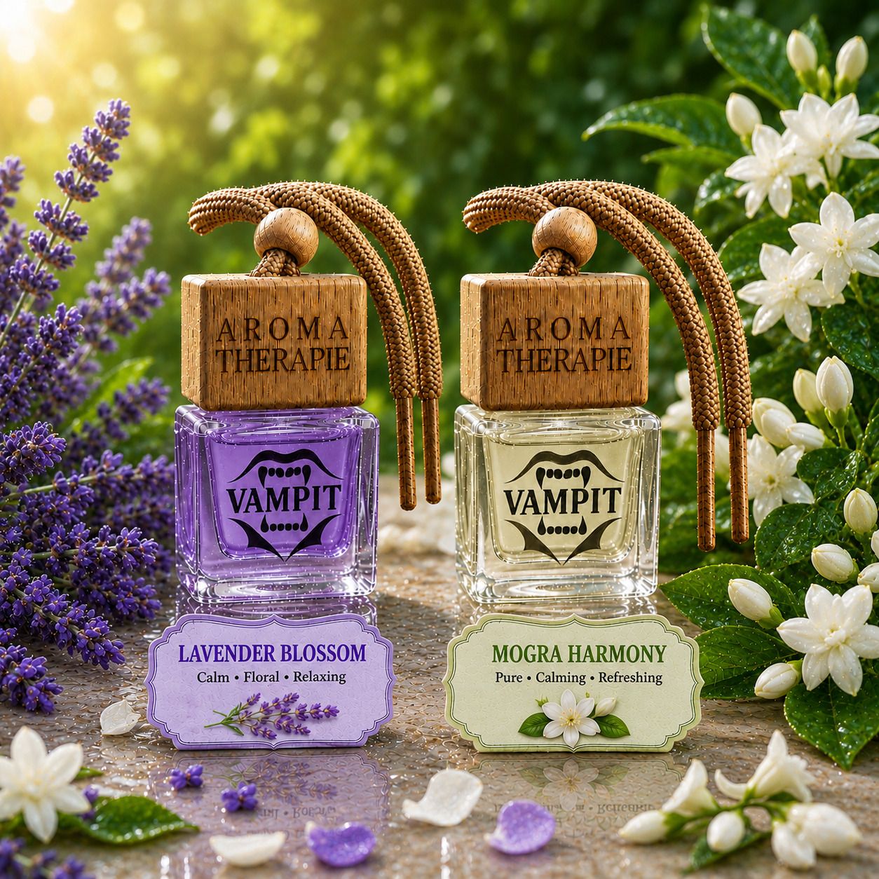 gfhdfh Lavender, MOGRA, Car Perfume/Car Freshener/Hanging car Freshener Car Freshener Diffuser Long Lasting Fragrance Combo Of 2 || LAVENDER & MOGRA ||-picture-11