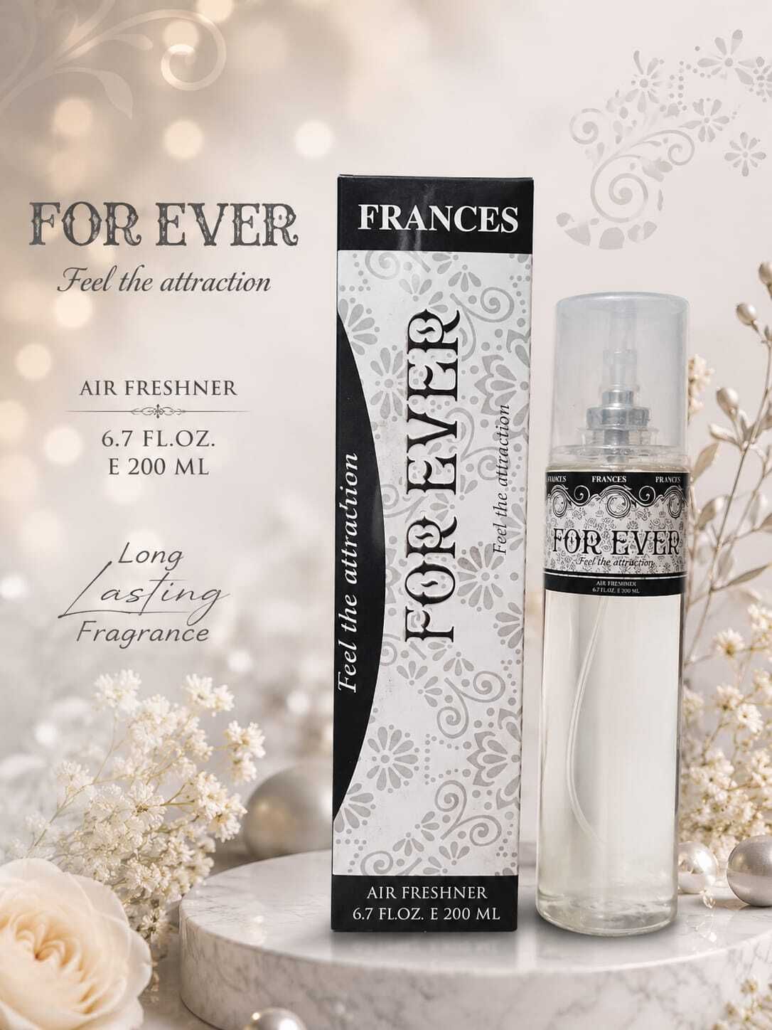 Unique Spray Forever Premium Air Freshener Spray 200 ml | Long Lasting Room Freshener for Home, Office & Car-image-1