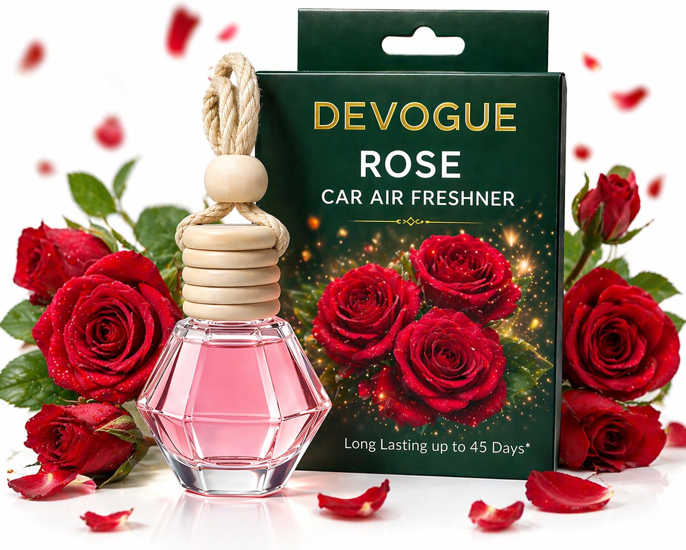 devogue Rose Diffuser ROSE Pod Hanging Diffuser Car Air Freshener-picture-19
