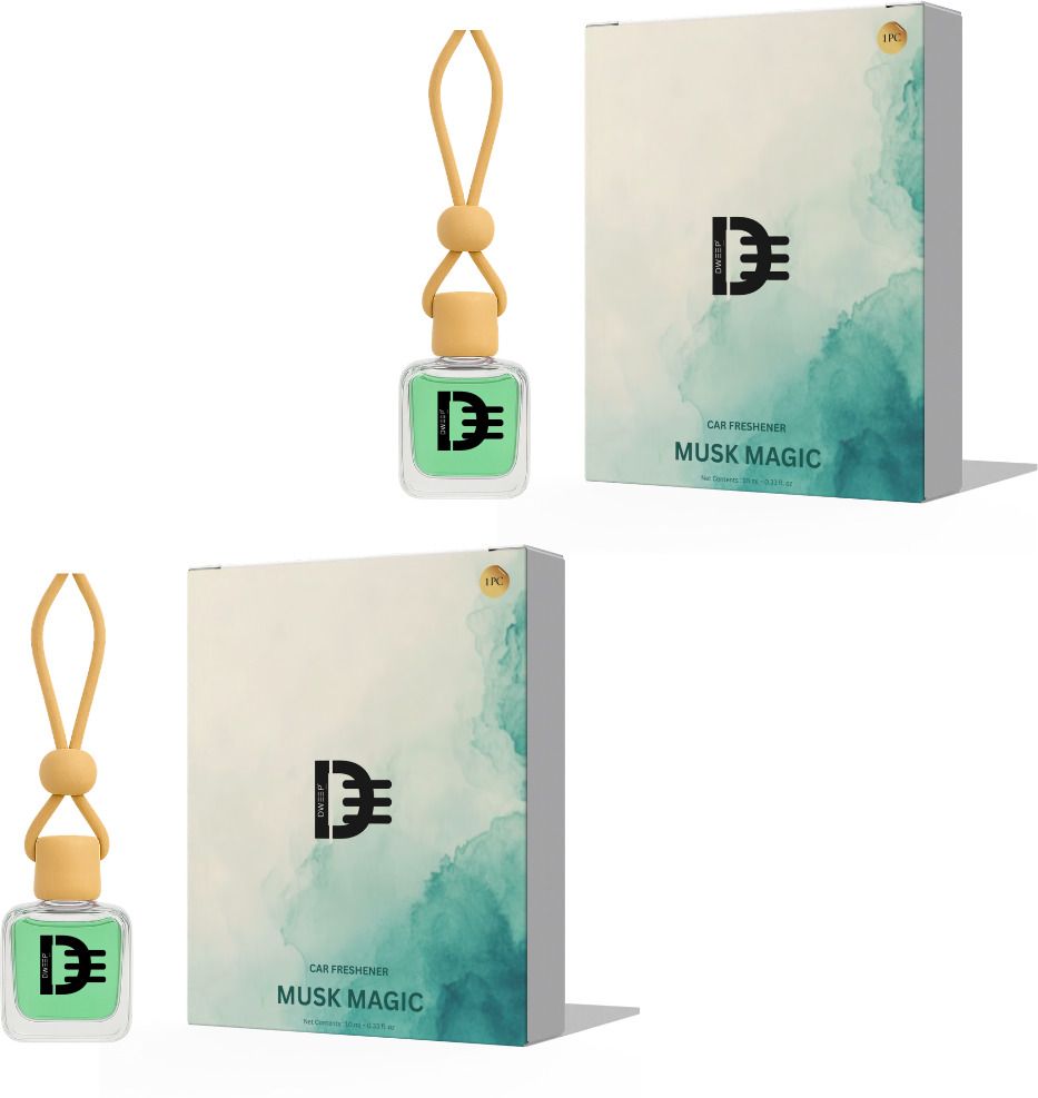 dweep india Alpha Series Car Perfume Hanging Pod | Musk Magic Car Freshener Diffuser-picture-13