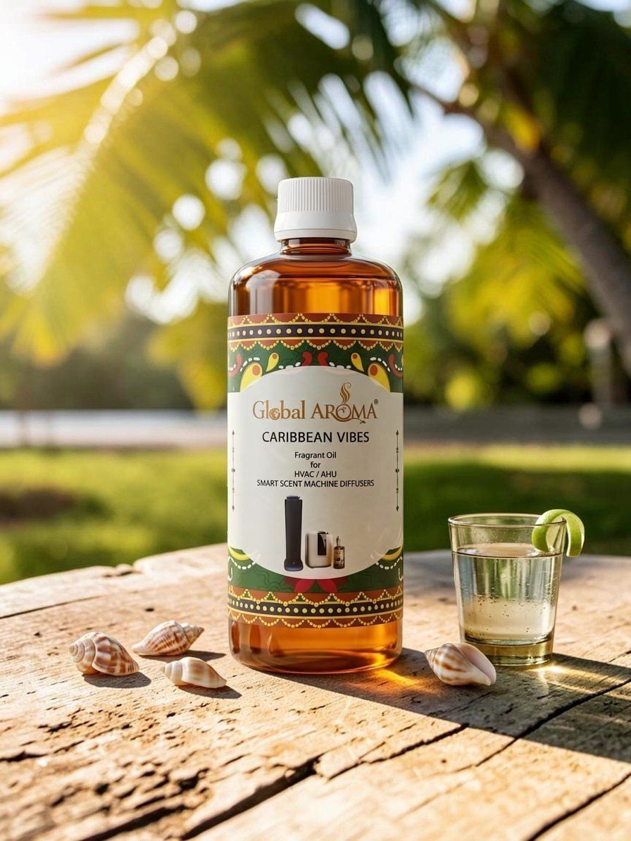 Caribbean Vibes Aroma Oil Caribbean Vibes Aroma Oil for HVAC/AHU Smart Scent Diffuser Machine-image-9