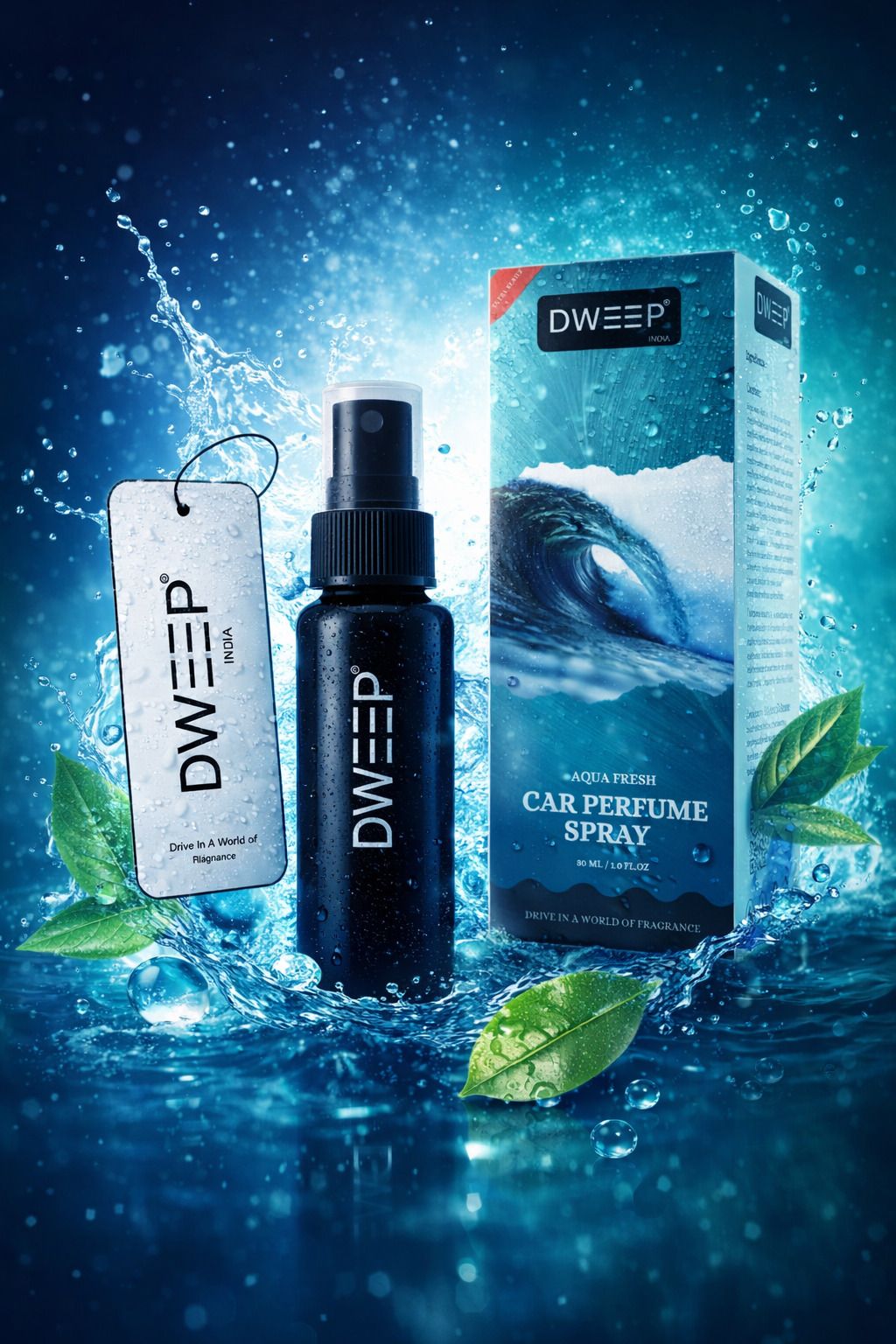 dweep india Ultra Series Car Perfume Spray, Long-Lasting Scent-Aqua Fresh Car Freshener Spray-picture-19