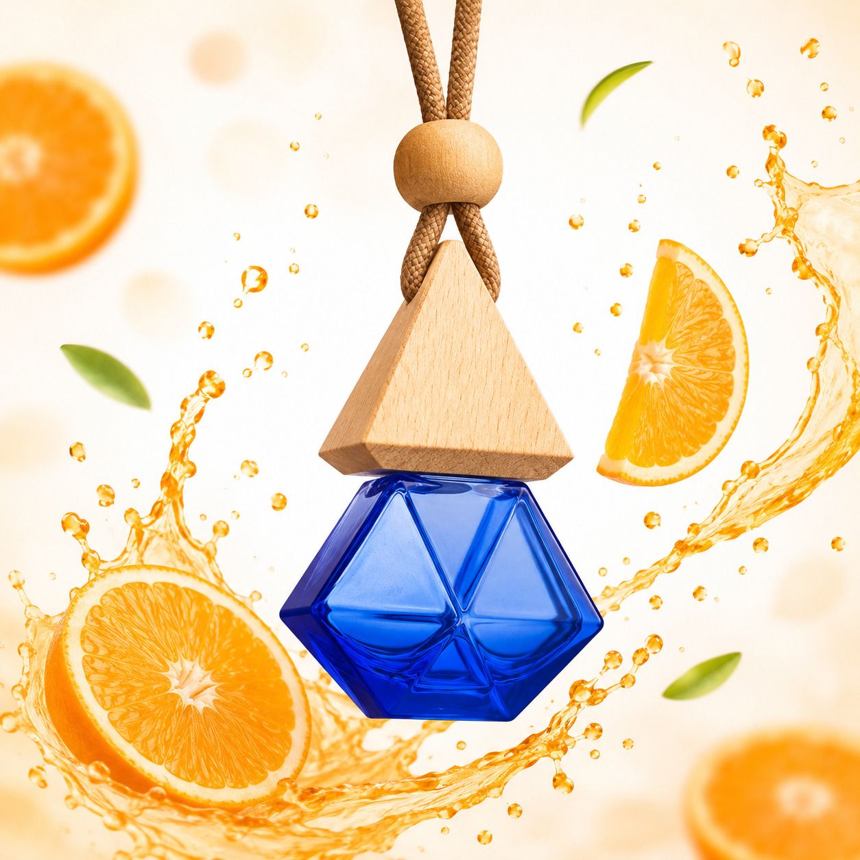 lumnaraycandles ORANGE Car Freshener Diffuser | Hanging Car Aroma Diffuser | ORANGE Fragrance-picture-11