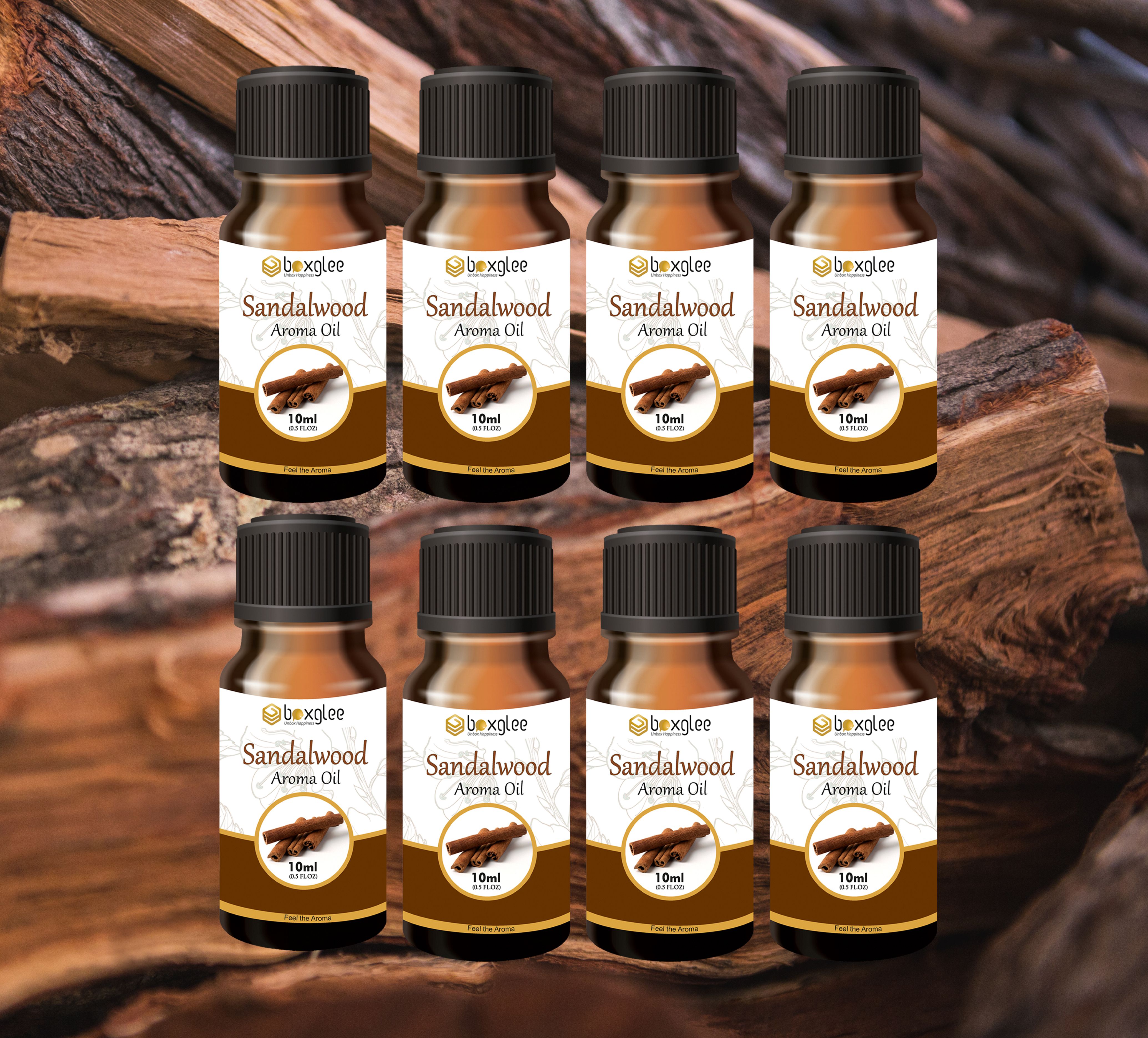 multi fragrance Aroma Oil Sandalwood Aroma Oil 10ml Pack of 8 for Diffuser & Home Fragrance A37-image-19
