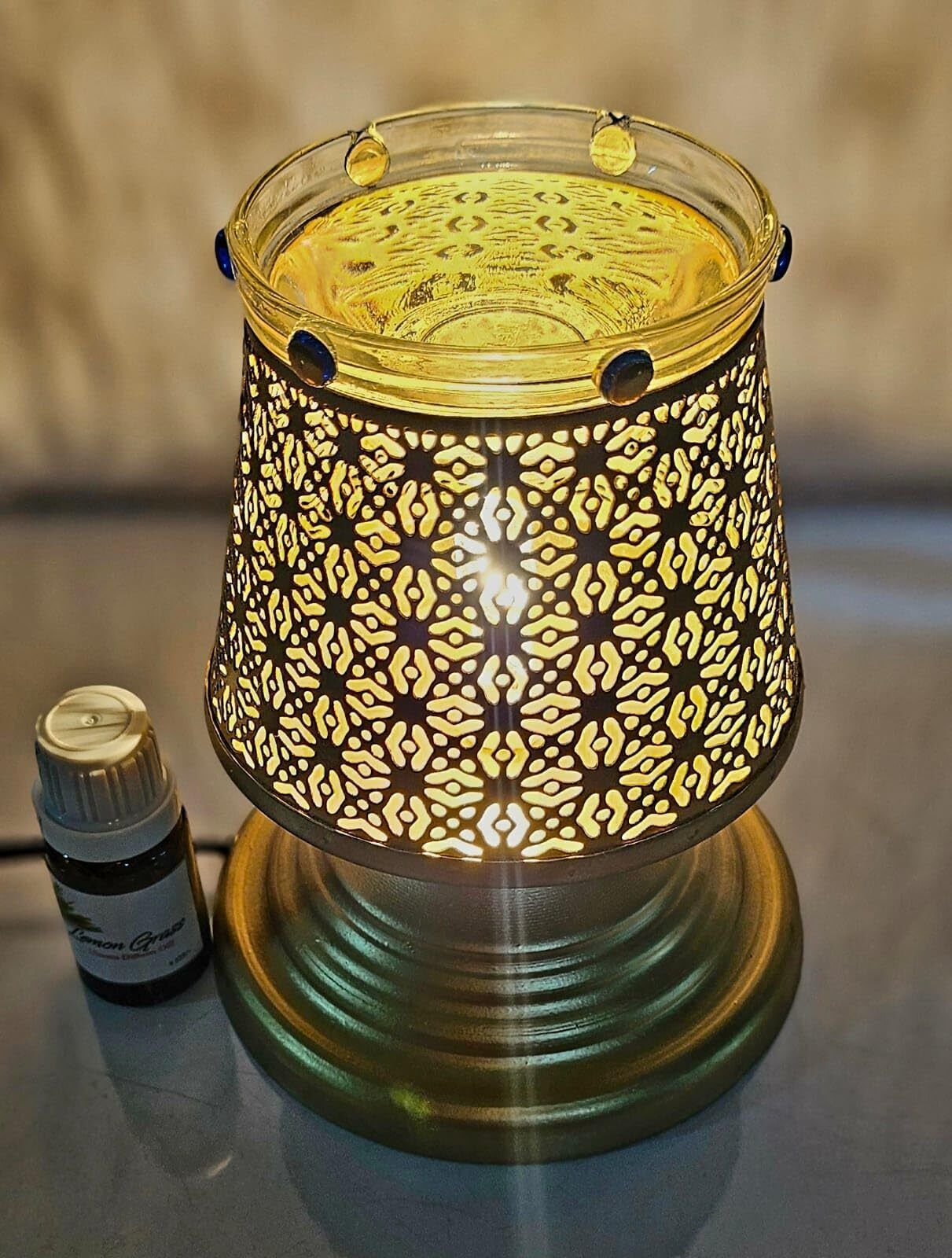 Arom Oil Diffuser/Burner with lemon Grass Aroma Oil-image-37